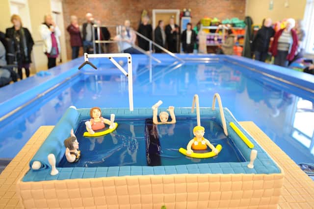 The re-opening of St George's Hydrotherapy Pool four years ago. EMN-180116-172744009