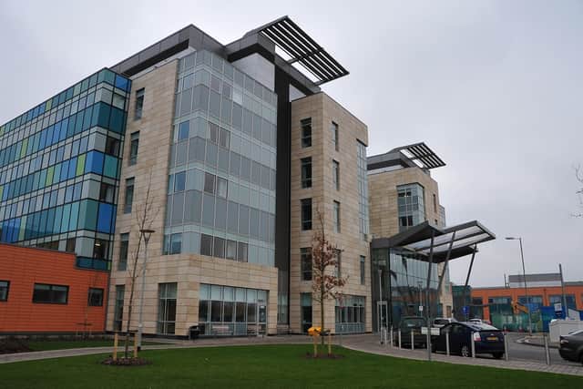 Peterborough City Hospital entrance