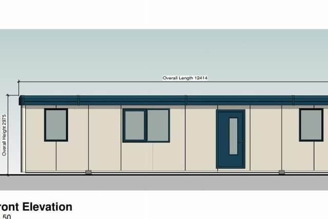 A representation of what the cabin will likely look like.