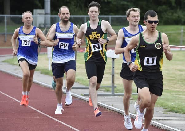A Southere League athletics meeting takes place at the Embankment track.