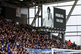 Posh held a minute's applause for the great Freddie Hill before the game against QPR. Photo: Joe Dent/theposh.com.