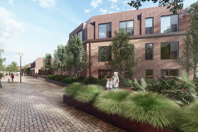 A proposed view of the Staniland Court development.