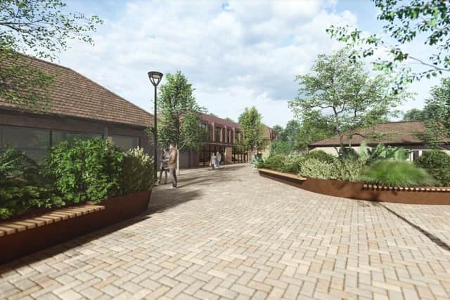 A proposed view of the Staniland Court development.
