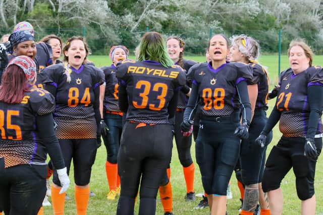 Peterborough Royals celebrate their title success. Photo: Mick Sutterby.