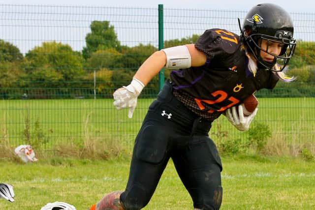 Tanya Dales in action for the Peterborough Royals. Photo: Mick Sutterby.