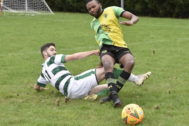 Action from Peterborough Rangers 12, Nene Park Feeder 0.  Photo: David Lowndes.