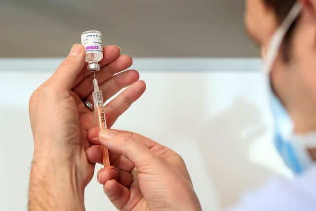 Hundreds of health care workers at Cambridgeshire and Peterborough Trust and North West Anglia Trust are yet to receive a coronavirus vaccine, figures show.