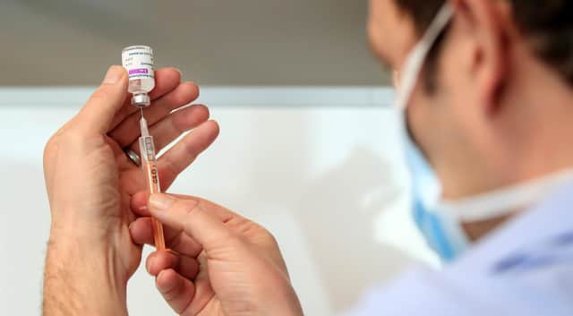 Hundreds of health care workers at Cambridgeshire and Peterborough Trust and North West Anglia Trust are yet to receive a coronavirus vaccine, figures show.