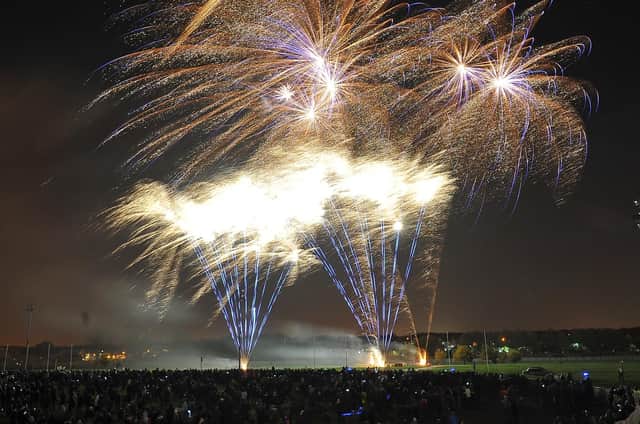 Look out for fireworks displays this weekend
