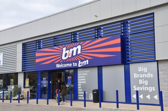 B&M at Ortongate Shopping Centre.