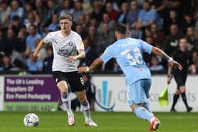Jack Taylor in action for Posh at Coventry City earlier this season. Photo: Joe Dent/theposh.com.