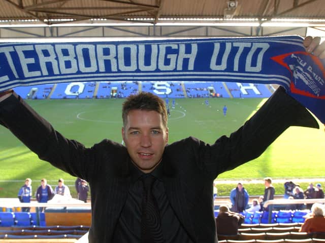 Darren Ferguson after his appointment as Posh manager in January, 2007.
