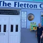 The defibrillator was installed at Fletton ex-service and working mans club to help the community.