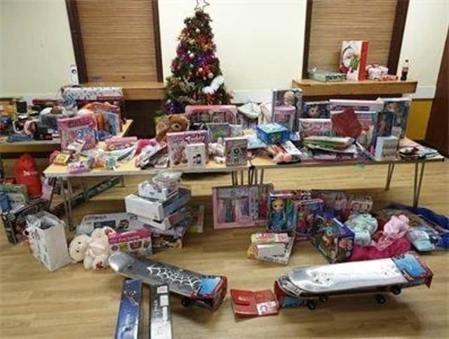The presents will help vulnerable families in our region