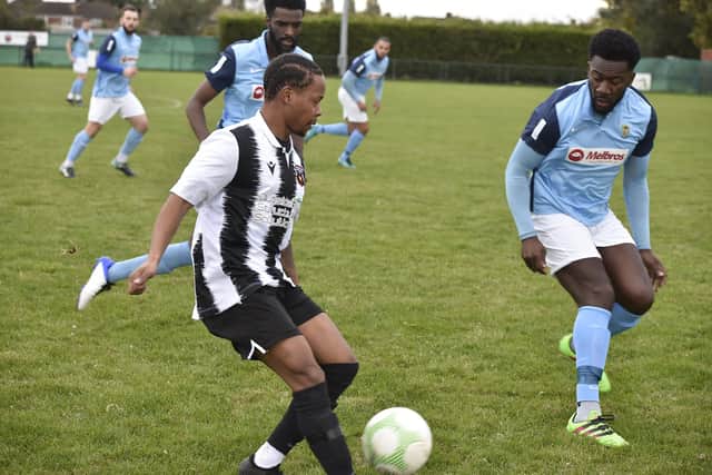 Action from Peterborough Northern Star's 6-0 home defeat to Rugby in the United Counties Premier Division. Photo: David Lowndes.