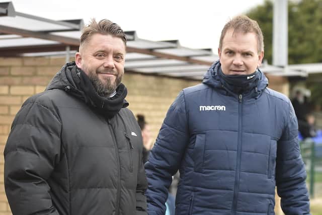 Peterborough Northern Star management team Lloyd Burton (left) and Jan Czarnecki. Photo: David Lowndes.