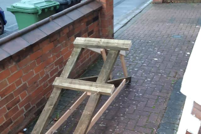 The homemade barricade