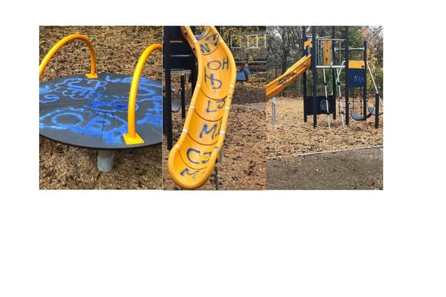 The damage caused to the park