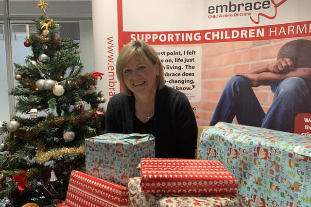 Anne Campbell, chief executive of Embrace CVoC, says: “Nothing beats seeing the delight on children’s faces when they see gifts from Santa under the Christmas tree.’’