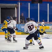 Action from Phantoms v Leeds at Planet Ice. Photo: Darrill Stoddart.