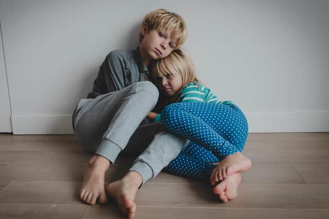 For Luke (13) and Olivia (9) home was a living hell. (Image: Shutterstock).