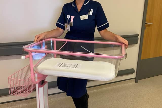 New colourful cots have been purchased for the NICU and Maternity Ward.