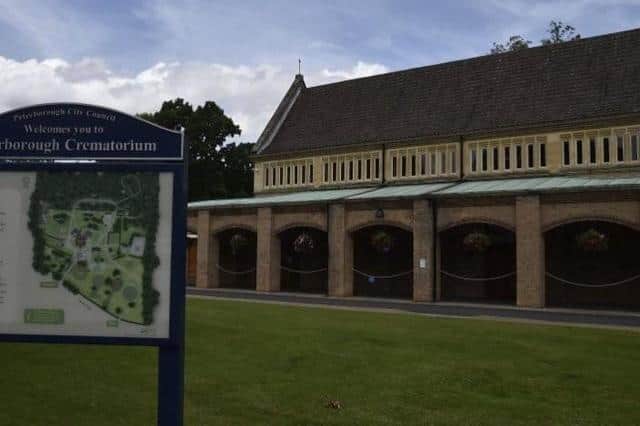 Peterborough Crematorium.