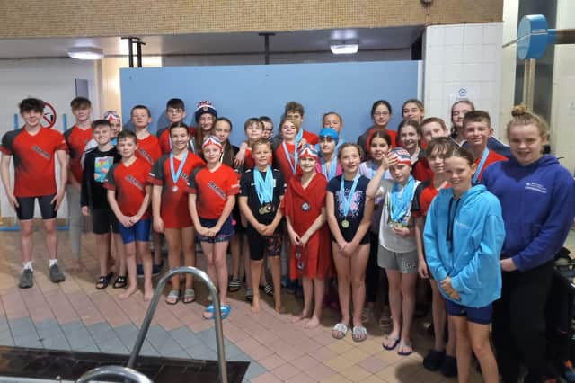 Deepings Swimming Club members at Spalding.