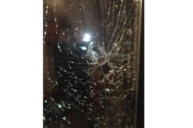 Vandals have been smashing windows in Stanground.