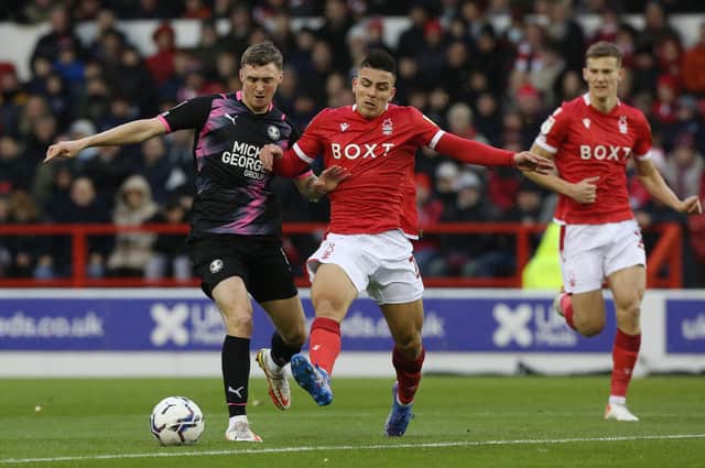 Jack Taylor of Peterborough United in action against Nottingham Forest. Photo: Joe Dent/theposh.com.