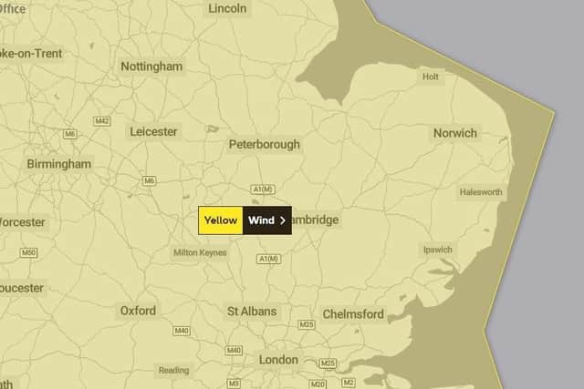 The Met Office has put a yellow weather warning inplace for much of the country.