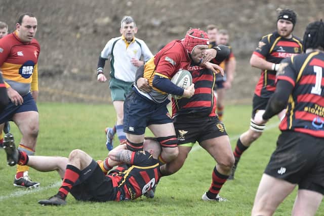 Sam Crooks scored an early try for Borough at Derby.
