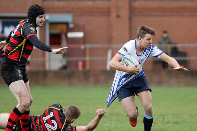 Sam Dumigan in possession for Lions at Belgrave. Photo: Mick Sutterby.