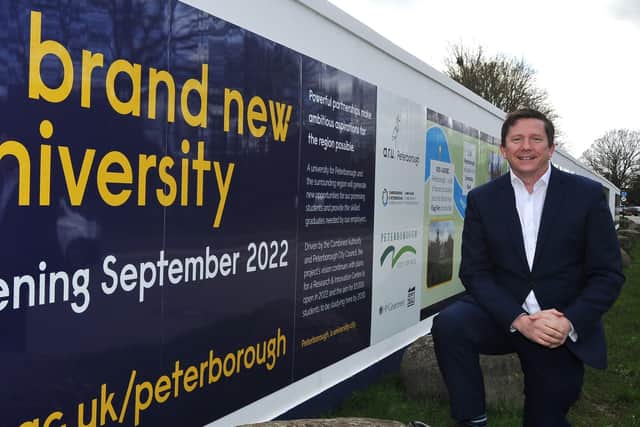 Professor Ross Renton, Principal of ARU Peterborough. EMN-211203-183203009
