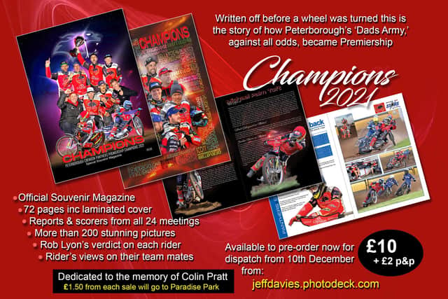 The Panthers' souvenir magazine.