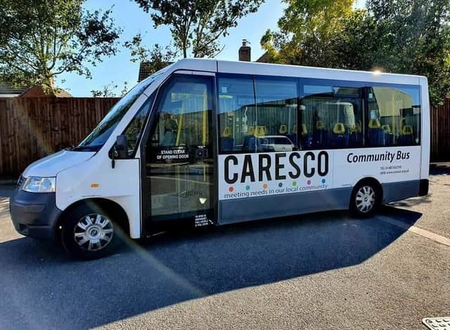 CARESCO are fundraising for a new community minibus.