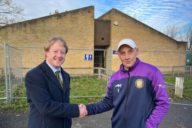 Stuart Cave met with Peterborough MP Paul Bristow to discuss what can be done for the facilities.