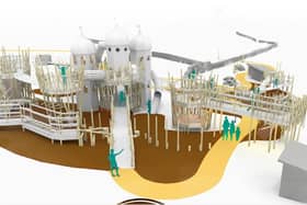 The proposed look of the new Burghley House play area.