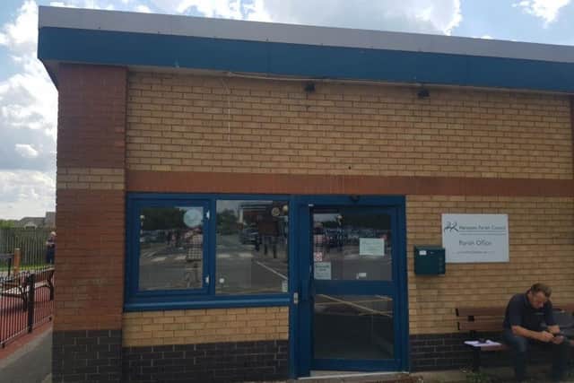 The parish council office at Serpentine Green.