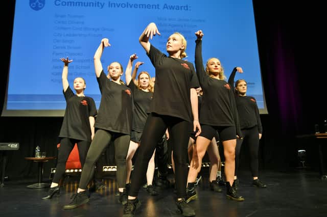 The Kindred Youth Theatre Company performing at the Peterborough City Council CivIc Awards ceremony this year  EMN-210809-085921009