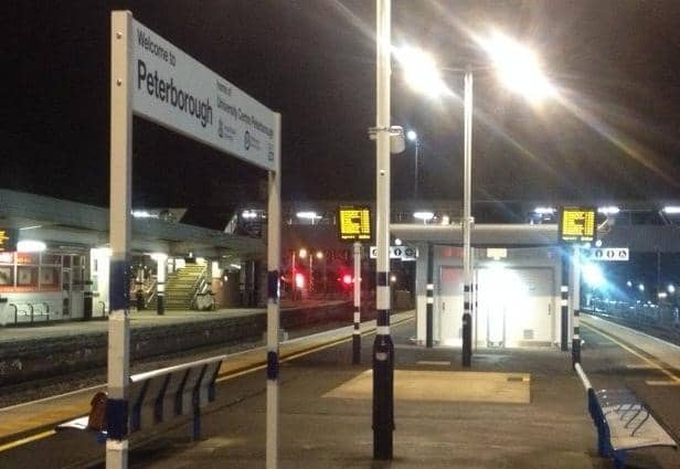 Peterborough train station.