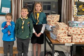The Werrington Scout group donated dozens of boxes.