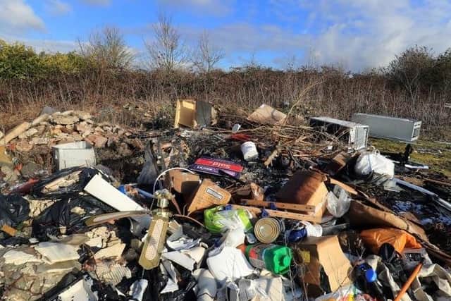 Fly-tipping reached a new record level in Peterborough