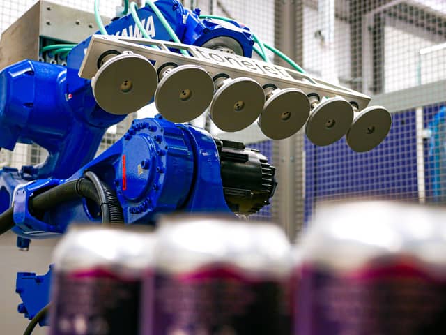 The beverage can printing process at Bevcraft.
