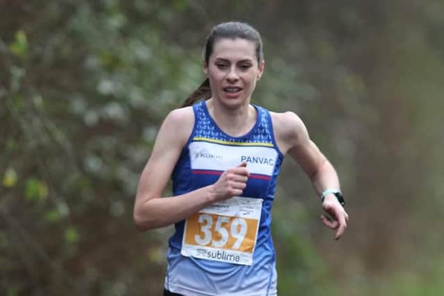 Chloe Finlay racing on New Year's Eve.