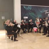 The Salvation Army Brass Band raised over £3,500 at Queensgate in December.