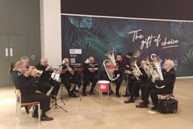 The Salvation Army Brass Band raised over £3,500 at Queensgate in December.