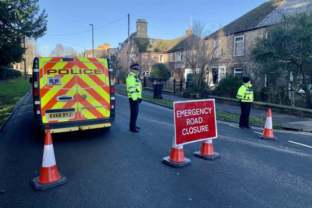 Police have asked drivers to avoid the Glapthorn Road area.