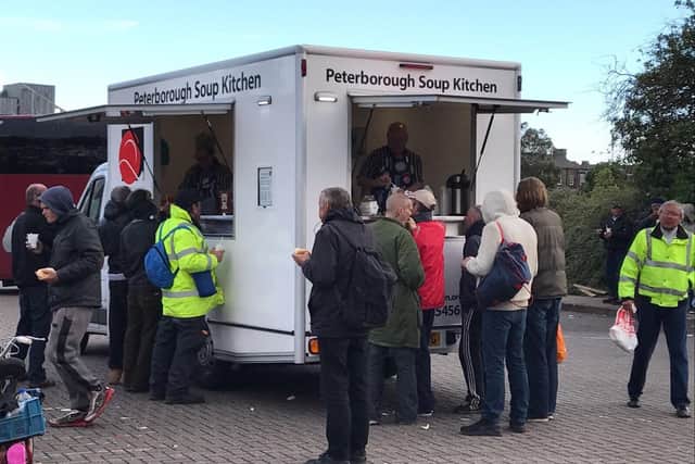Whatever the weather, PSK provided food and drink to those in need in 2021.