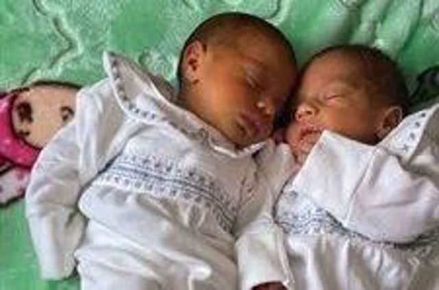 The new born twins